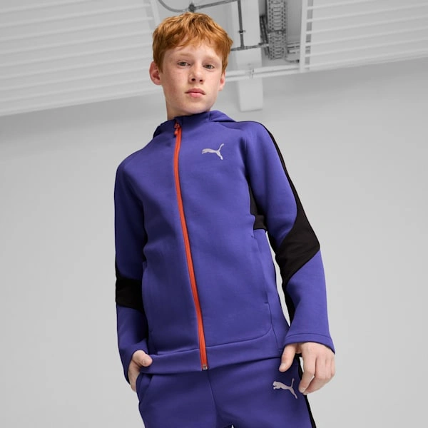 PUMA EVOSTRIPE Kapuzenjacke für große Kids: Coolness pur im Alltag! Dein Style-Upgrade!